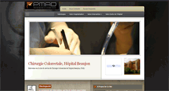 Desktop Screenshot of chirurgiecolorectale.fr